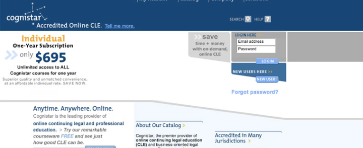 Cognistar legal education platform 1