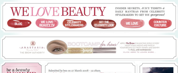 Dig the Pixels D7TV website design 1