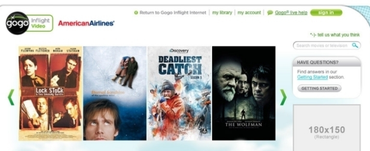 Gogo inflight internet product design 5