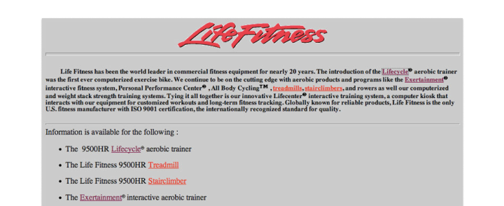Life Fitness Exertainment system design 2